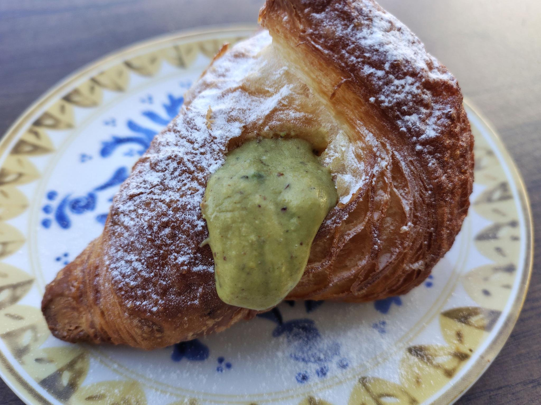 Cornetto al pistacchio